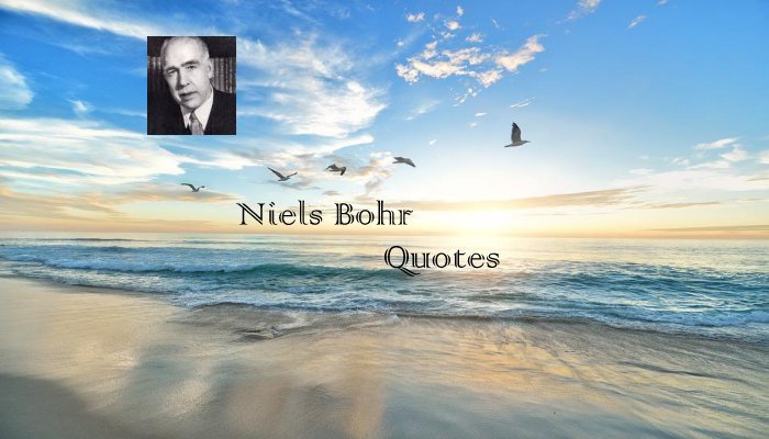 Niels Bohr Quotes