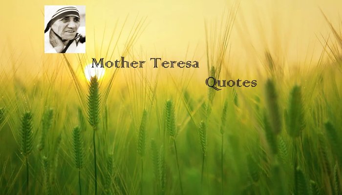 Mother Teresa Quotes