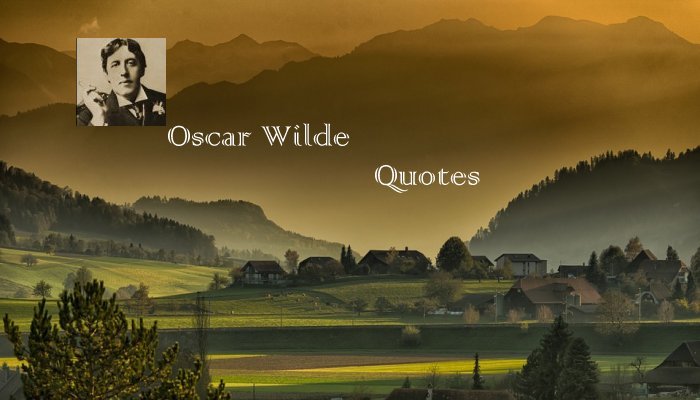 Oscar Wilde Quotes